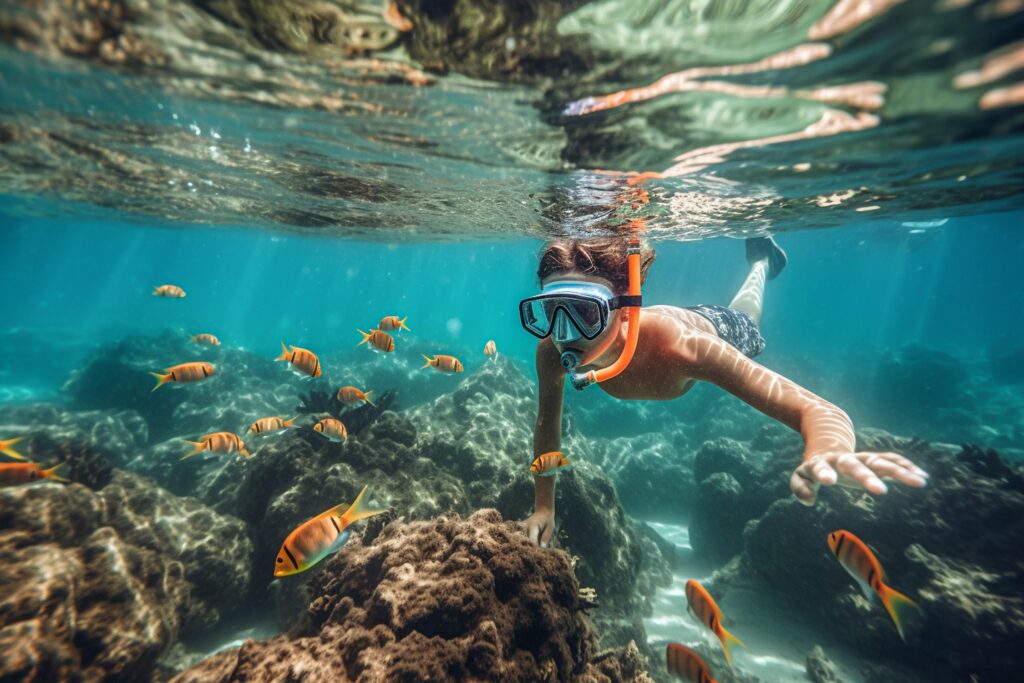 Snorkeling en France